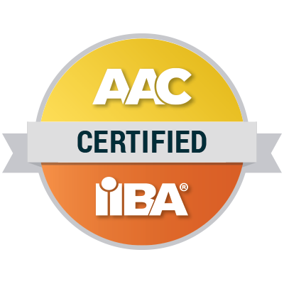 IIBA AAC Certified Badge